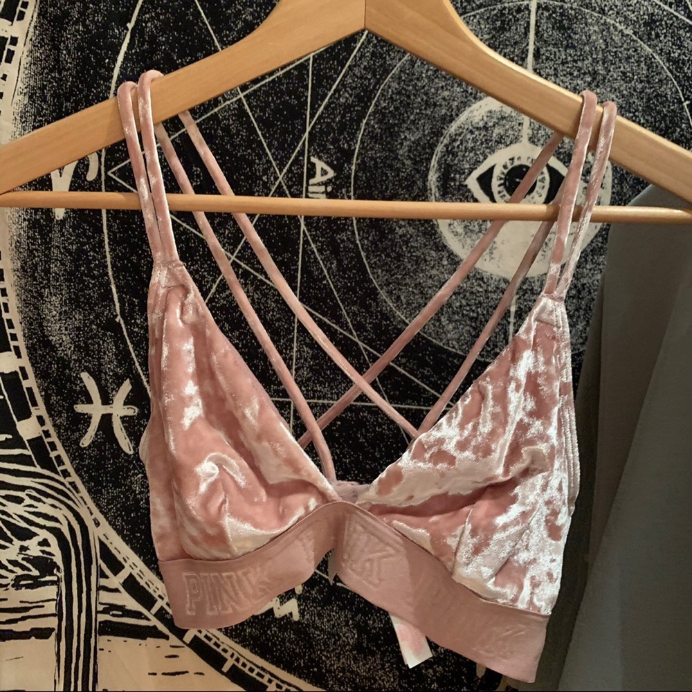 Victoria’s Secret PINK velvet bralette
